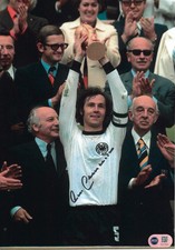 FRANZ BECKENBAUER SIGNED 12X8 FOOTBALL LEGEND PHOTO (ACG CERT AG17843)