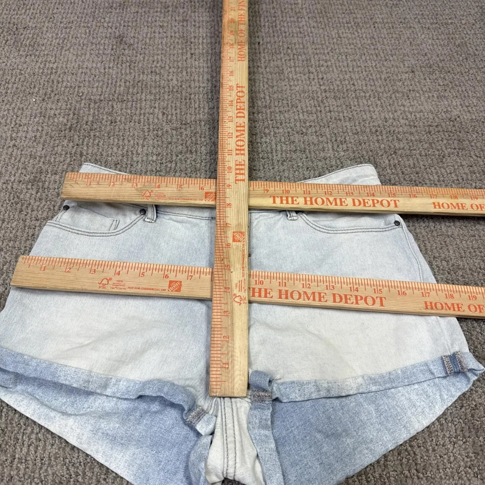 Pantalones Cortos Roxy Azul Bolsillos Mujer Talla 28 Foto 2 de 4