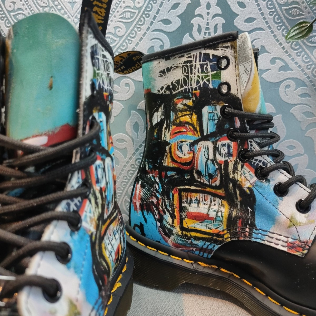 Shoes Basquiat Dr Marten Art Martens Basquiat Top Dr Martens