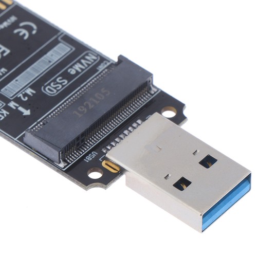 M.2 NVME SSD to USB 3.1 Adapter PCI-E to USB-A 3.0 SSD IHNYIHS=s= - Photo 7/12