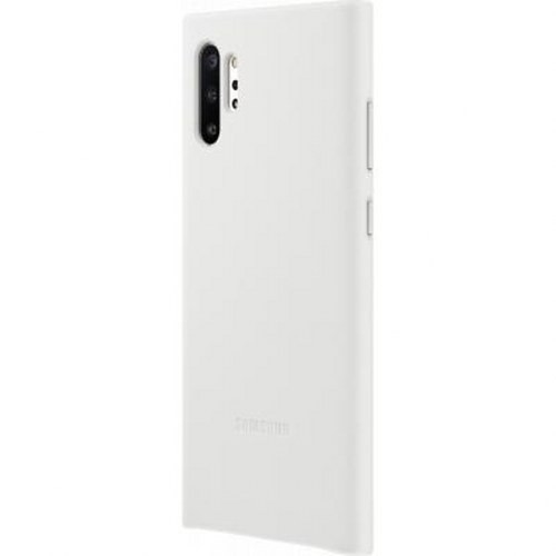 Coque en cuir rigide Samsung Note 10 N975 blanc housse de protection antichoc élégante