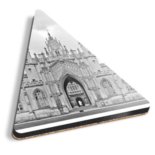 1x Triangle Coaster - BW - St John's College University Of Cambridge #43595 - Afbeelding 1 van 1