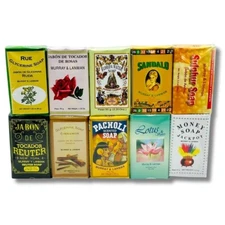 L&K Murray & Lanman & Kemp Florida Water Cologne New York Assorted 10 Soaps Set