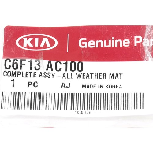 OEM NEW All Weather Season Rubber Floor Mats 2016-2019 Kia Sorento C6F13-AC100 - Foto 7 di 7