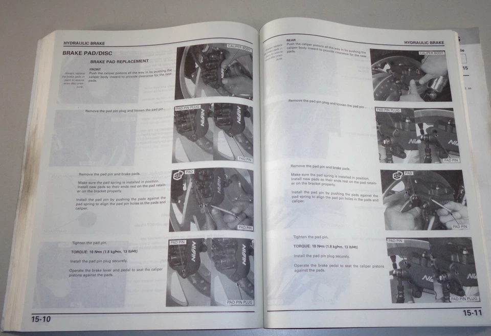 Manual De Taller Honda VTX 1800 C De 2001 - Imagen 4 de 4