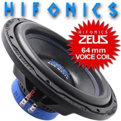 Hifonics Zeus ZXE-12S4 30cm (12'')  Free-Air Auto Subwoofer 4 Ohm  Woofer B-Ware