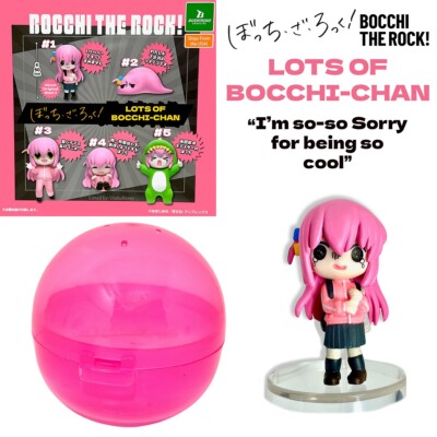 SORRY FOR BEING SO COOL - A Lot Of Bocchi-Chan Gashapon #1 (NEW) Bochi the Rock!