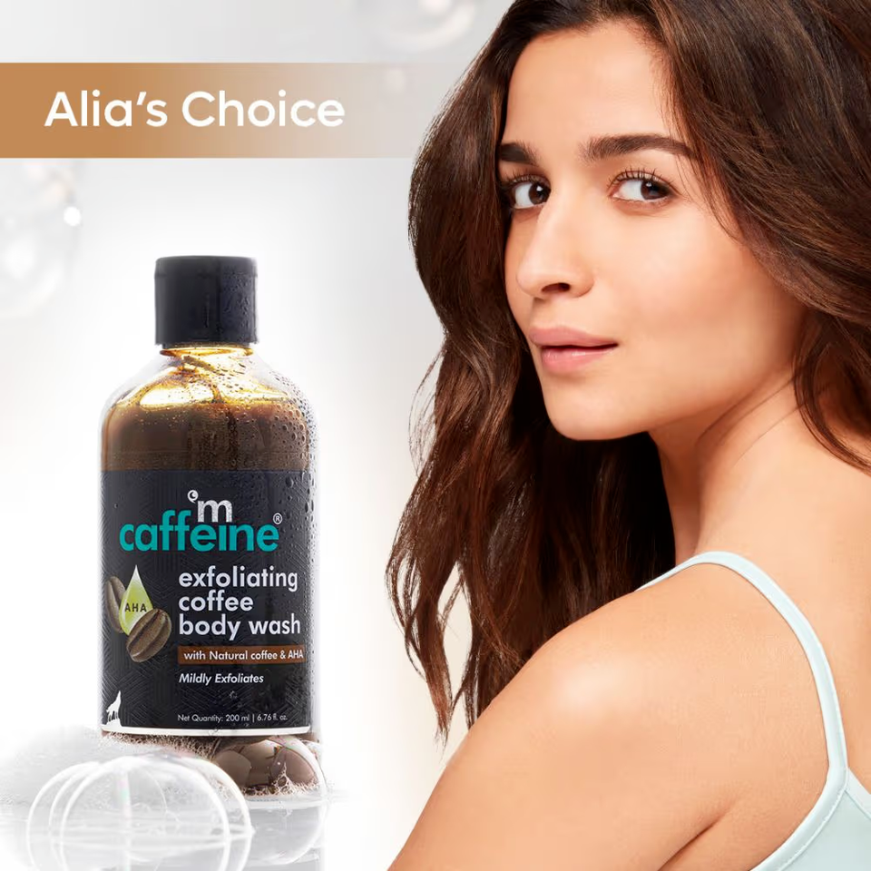 MCaffeine Exfoliating Coffee Body Wash Soap Free Coffee Shower Gel