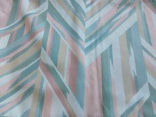 vintage upholstery fabric remnants, 80s/90s. Green Peach 3m