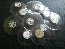 New Old Stock Open Face Glass Pocket Watch Crystals 40.1mm - 49.9mm