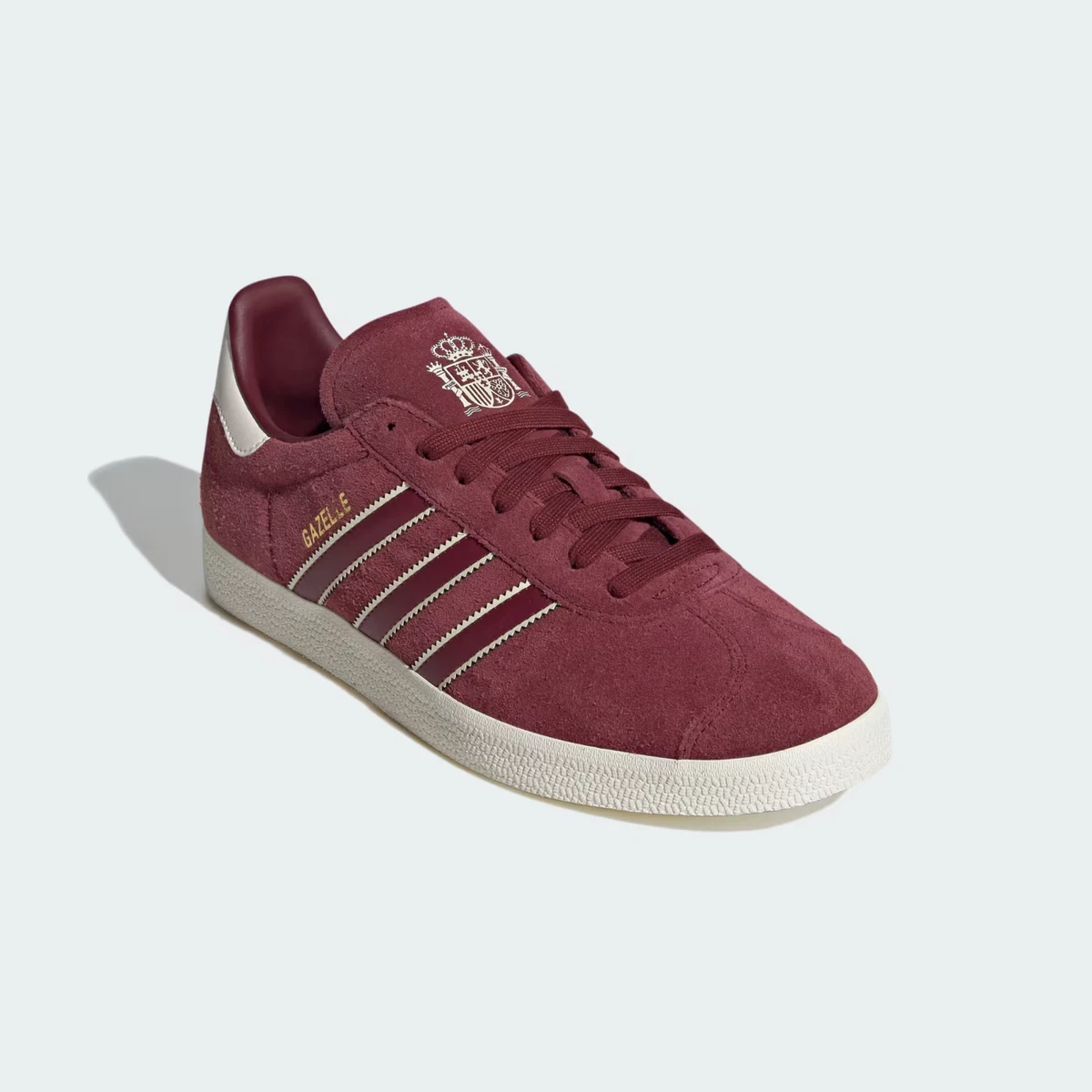 Adidas burgundy shop gazelle mens