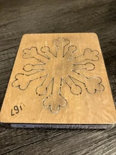 New - AccuCut Steel Rule Cutting Die - Snowflake #6 - Large: 5"