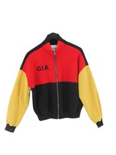 I Am Gia Women's Jacket S Multi Polyester With Cotton, Spandex Bomber Jacket