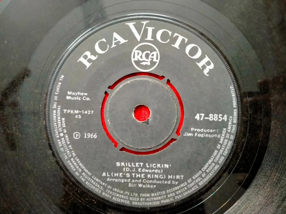 Al Hirt He'S The King Trumpet Pickin/Skillet Lickin SINGLE record 1966 India Ex - Image 2 of 2