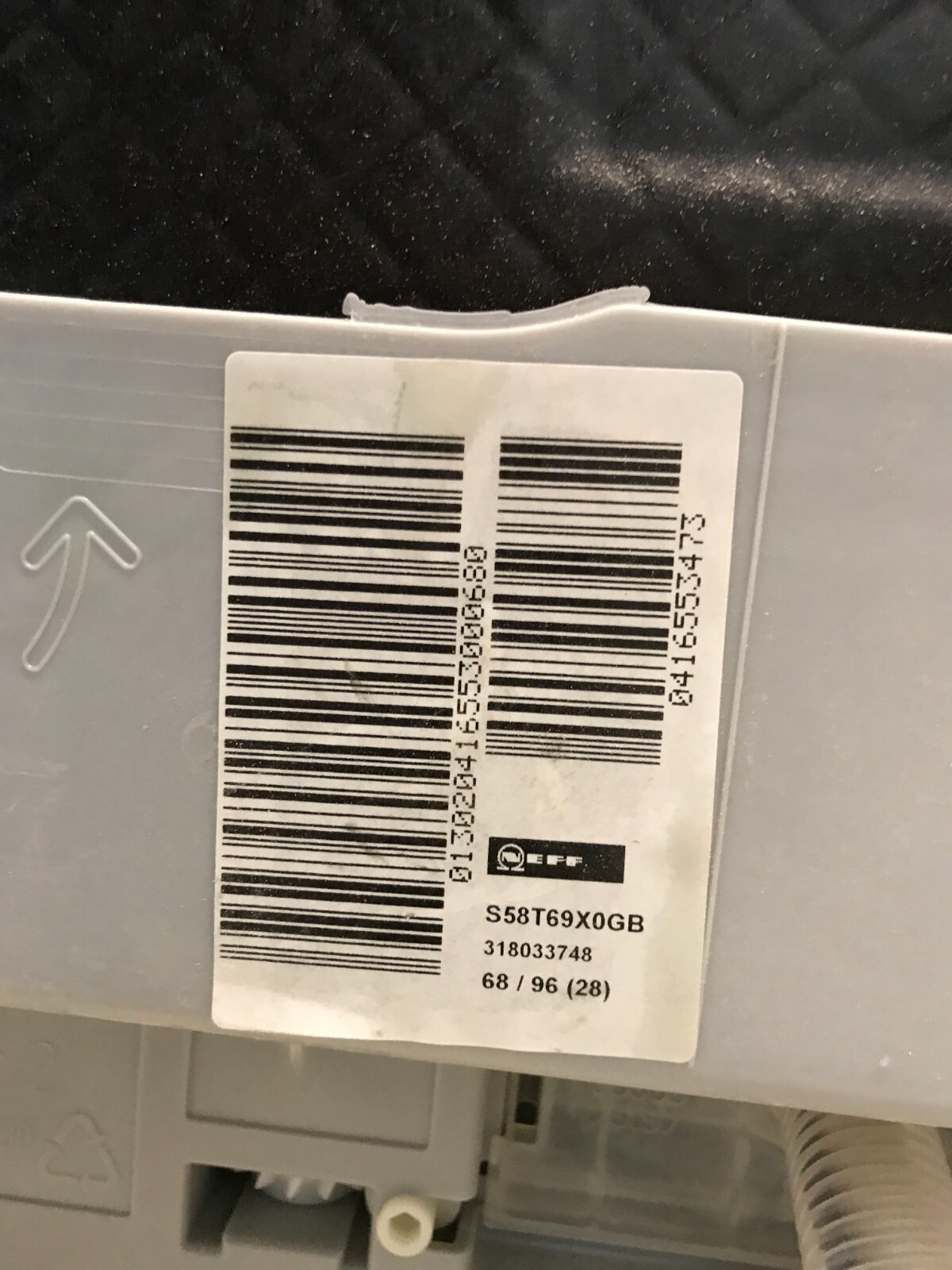 Neff S58T69X0GB Integrated Slimline Dishwasher eBay