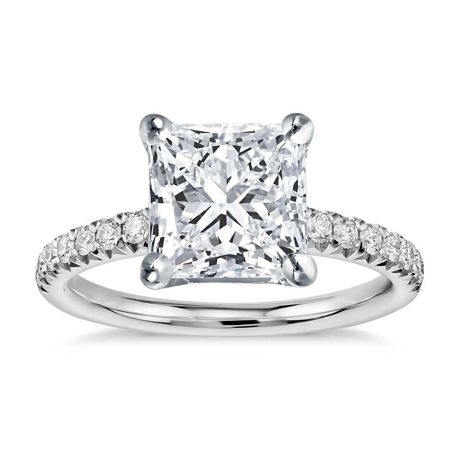 Carat Diamond Cttw Meaning Ct Tw F SI2 PRINCESS CUT LAB CREATED