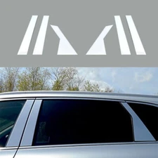 6PCS Fit For KIA Optima 2016-2020 Silvery Window Pillar Post Sticker Trim Cover