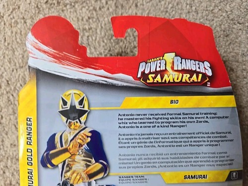 Power Rangers Super Megaforce 5" Gold Samurai Ranger Action Hero - Picture 5 of 9