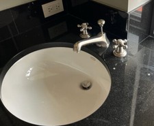 Dornbracht 20700360 Madison Three-Hole Lavatory Mixer Brushed Matte Platinum