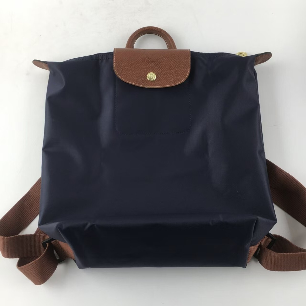 LONGCHAMP Le Pliage Original M Backpack Navy - Canvas New | eBay
