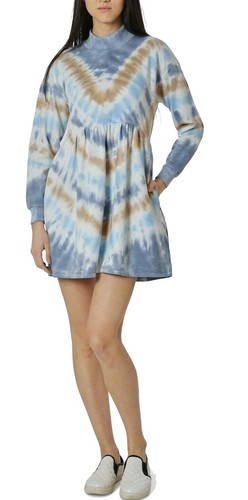 Ultra Flirt Sweater Dress Blue Size 