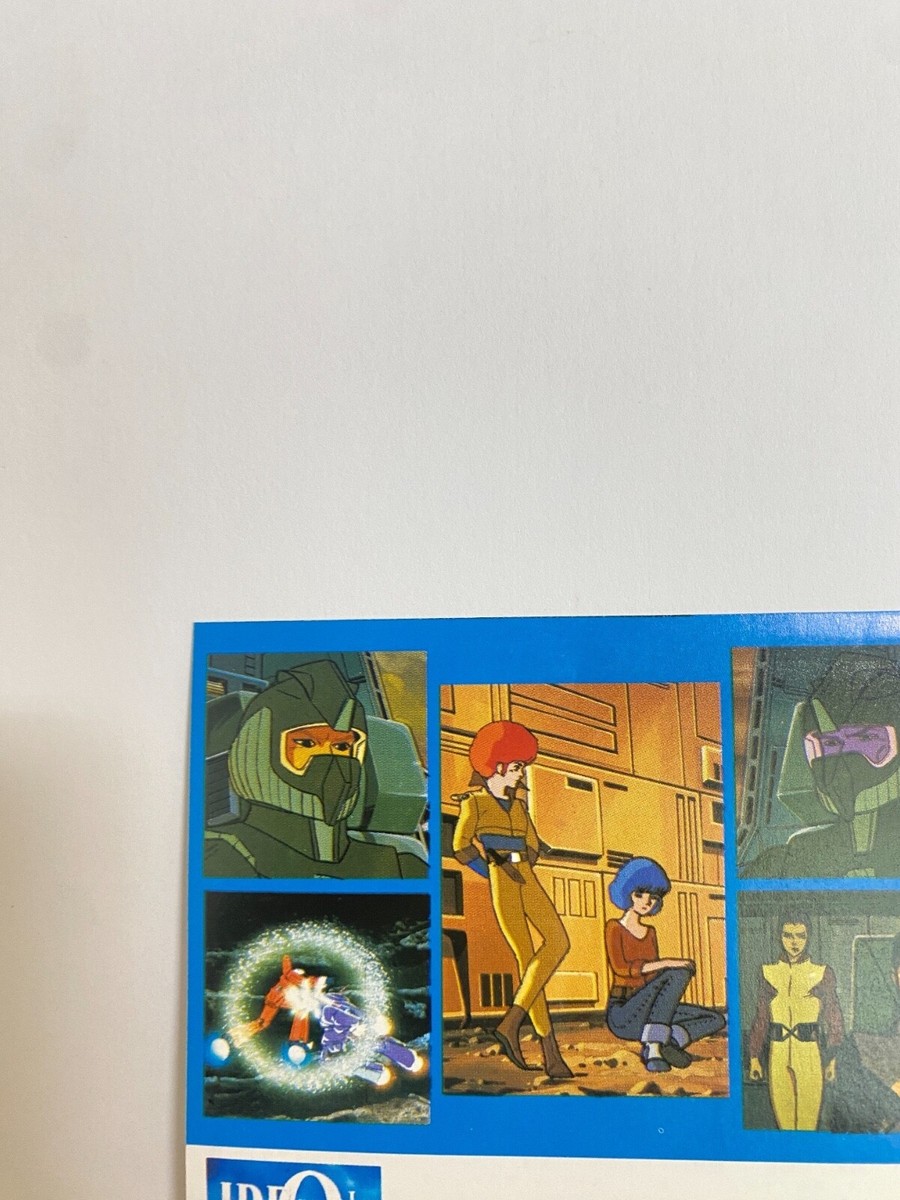 Space Runaway Ideon Ashura Novak Cassette Tape Index Card 80's
