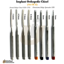 Dental Osteotomes Ridge Expansion Chisels Teeth Bone Splitting Expanding Surgery