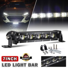 Ultra-thin 8inch 120w Led Work Light Bar Spot Beam Offroad Truck 4wd Atv Utv