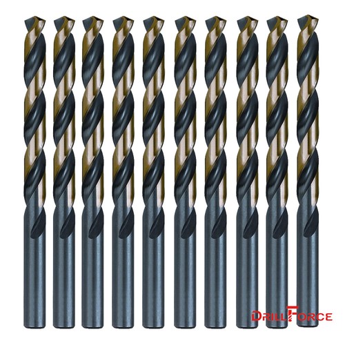 10PCS 11/64" Drill Bit Set HSS M2 Black/Gold Steel Twist Drill Bits Metal Tools eBay