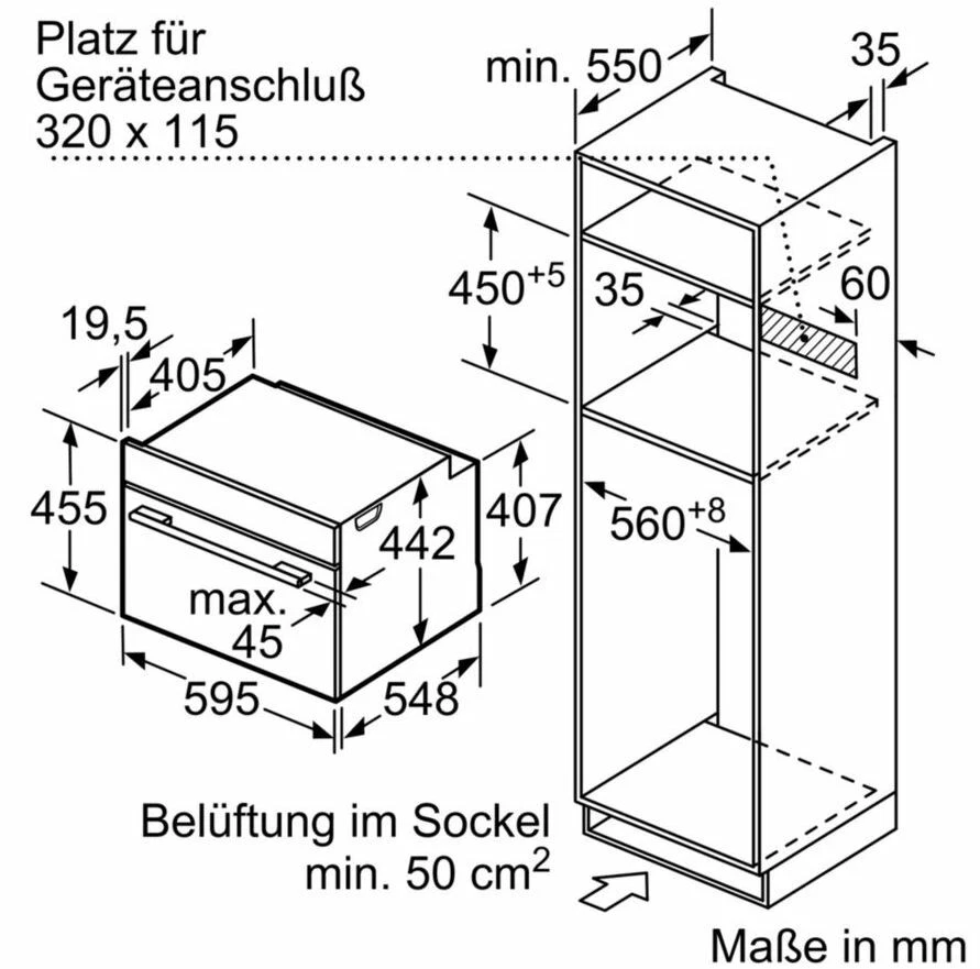 Siemens CB974GKB1 Kompakt-Backofen Schwarz 11 Beheizungsarten HomeConnect ActivC - Bild 4 von 4