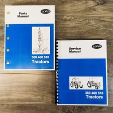 Long 360 460 510 Tractor Service Repair Shop Manual Parts Catalog Technical Book