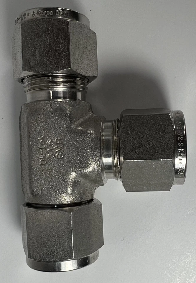 Fittings Straight Fit and Tee DK-LOK 316-BVR/CHV - Image 3 of 4