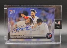 2022 Topps Now VLADIMIR GUERRERO JR. Auto Card 354A 1st Walkoff On Card /99 ALCS
