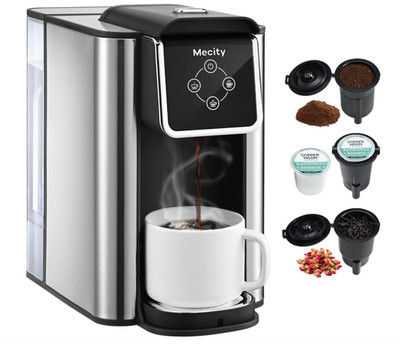 Coffee Maker 3 in 1 Single Serve Coffee Machine, Compatible with K cup Capsules