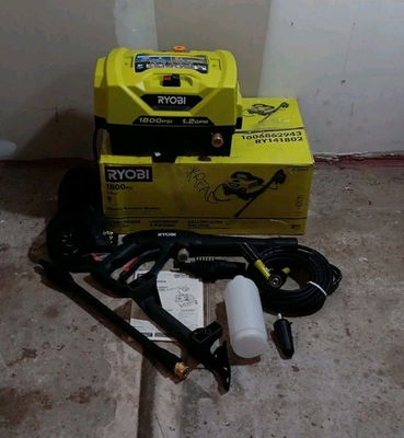 #ad Ryobi RY141802 1800 PSI 1.2 GPM Electric Pressure Washer Stationary **READ** $63.74