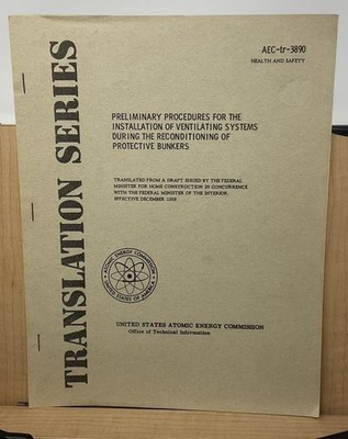 Preliminary Procedures Installation Ventilating Systems Protective Bunkers C2