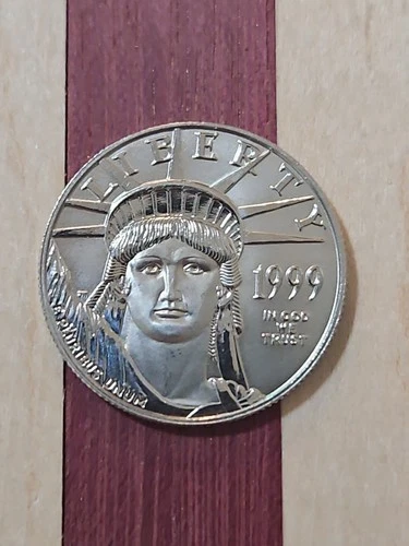 American Platinum Eagle 1/2 oz coin from a recent eBay sale