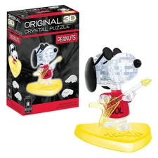 3D Crystal Puzzle - Peanuts Snoopy Joe Cool: 36Pcs