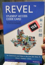 REVEL STUDENT ACCESS CODE CARD