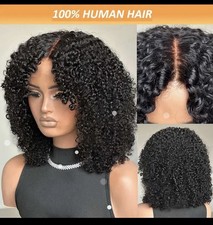 Afro Kinky Curly ClosureWig|100%HumanHair | 10? | 4x4 Lace Closure|Full & Fluffy