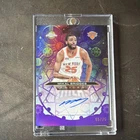 Topps 2025-26 Chrome Mikal Bridges Knicks Chromographs Purple /75 Autograph