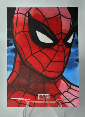 2025 Topps Marvel Comic Book Hero's SpiderMan Sketch 1/1 Nick