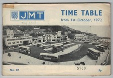 Jersey Motor Transport (JMT) Timetable Booklet - 1st October 1972