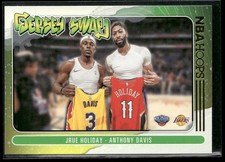 2020 NBA Hoops JRUE HOLIDAY/ANTHONY DAVIS #6 Winter Jersey Swap Pelicans/Lakers
