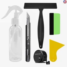 Lmlpt Window Film Tint Kit,6 Pcs Window Privacy Film Installation Tools Kit for