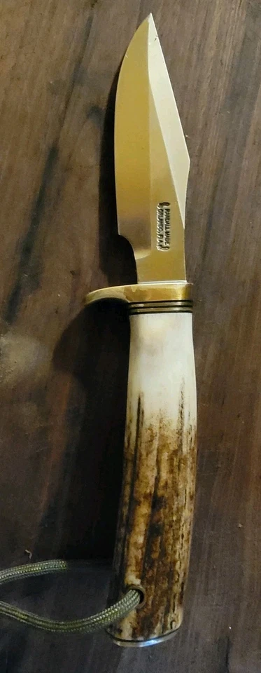 Randall Made Knives Model 8-4" Trout and Bird Stag Handle NICE! - Image 4 of 4