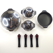 Triplinox Set di Pentole 11 Pezzi Pentole Padelle Manici Coperchi 18/10 Made in France