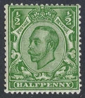 KGV sg344 ½d green - U/M