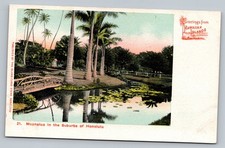 1898 Private Mailing Card Moanalua In Suburbs Of Honolulu Hawaii Postcard