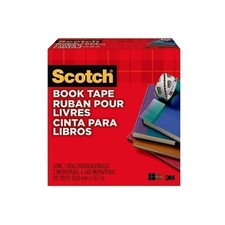 Scotch Book Tape, 2 in x 540 in, Excellent for Repairing, Reinforcing...